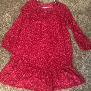 Floral print spring dress